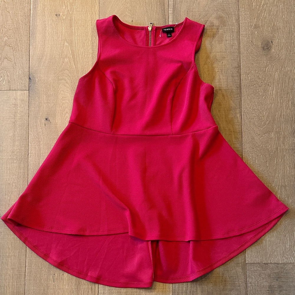 Torrid Bright Pink Sleeveless Kids Dress